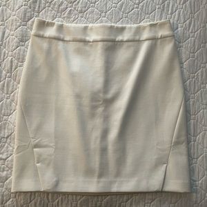 White pencil skirt